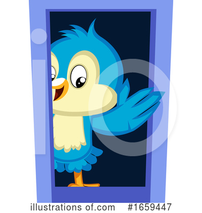 Royalty-Free (RF) Bluebird Clipart Illustration by Morphart Creations - Stock Sample #1659447