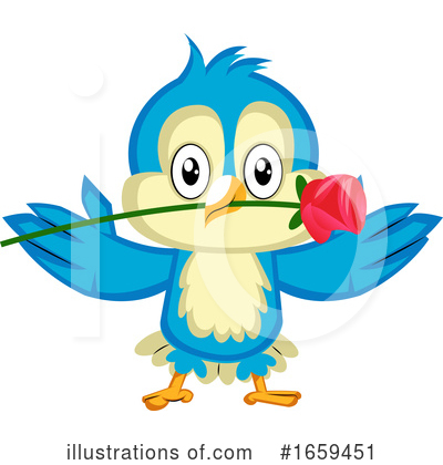 Royalty-Free (RF) Bluebird Clipart Illustration by Morphart Creations - Stock Sample #1659451