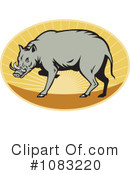 Boar Clipart #1083220 by patrimonio