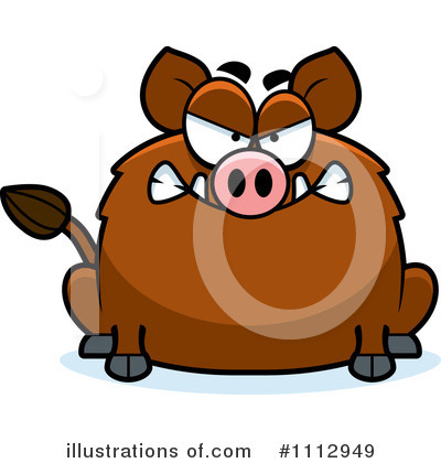 Boar Clipart #1112949 by Cory Thoman