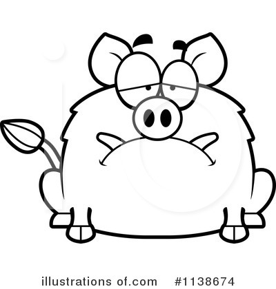 Royalty-Free (RF) Boar Clipart Illustration by Cory Thoman - Stock Sample #1138674
