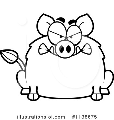 Royalty-Free (RF) Boar Clipart Illustration by Cory Thoman - Stock Sample #1138675