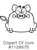 Boar Clipart #1138675 by Cory Thoman
