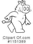 Boar Clipart #1151389 by Cory Thoman