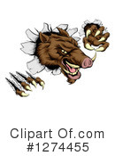 Boar Clipart #1274455 by AtStockIllustration
