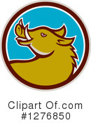 Boar Clipart #1276850 by patrimonio
