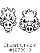 Boar Clipart #1279919 by Vector Tradition SM