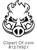Boar Clipart #1279921 by Vector Tradition SM