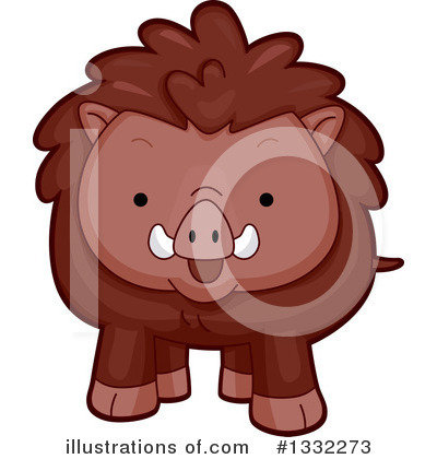 Royalty-Free (RF) Boar Clipart Illustration by BNP Design Studio - Stock Sample #1332273