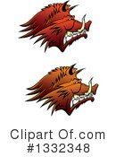 Boar Clipart #1332348 by Vector Tradition SM