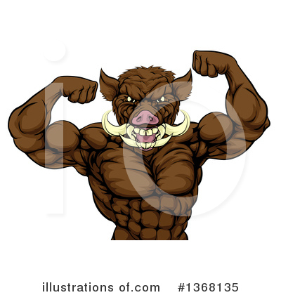 Bodybuilding Clipart #1368135 by AtStockIllustration