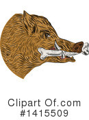 Boar Clipart #1415509 by patrimonio