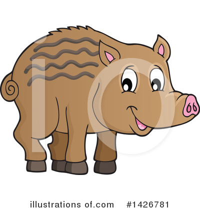 Pig Clipart #1426781 by visekart