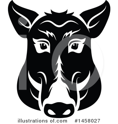 Boar Clipart #1458027 by Vector Tradition SM