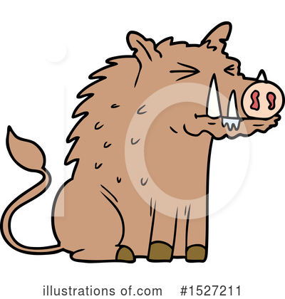 Royalty-Free (RF) Boar Clipart Illustration by lineartestpilot - Stock Sample #1527211