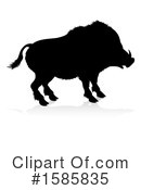 Boar Clipart #1585835 by AtStockIllustration