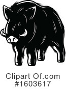 Boar Clipart #1603617 by Vector Tradition SM