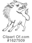 Boar Clipart #1627509 by patrimonio