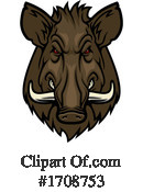 Boar Clipart #1708753 by Vector Tradition SM