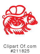 Boar Clipart #211825 by Cherie Reve