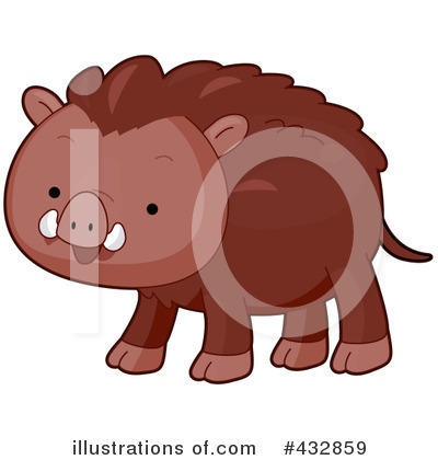 Royalty-Free (RF) Boar Clipart Illustration by BNP Design Studio - Stock Sample #432859