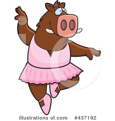 Royalty-Free (RF) Boar Clipart Illustration by Cory Thoman - Stock Sample #437192