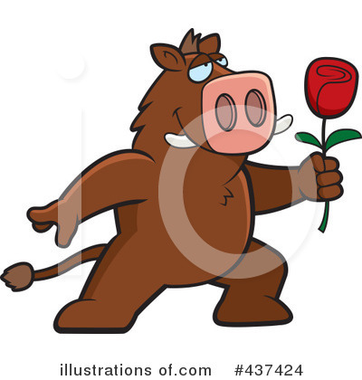 Royalty-Free (RF) Boar Clipart Illustration by Cory Thoman - Stock Sample #437424