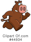 Boar Clipart #44934 by Cory Thoman