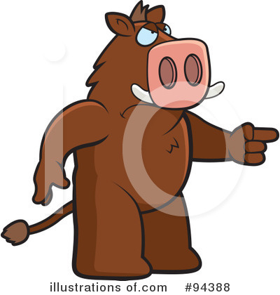 Royalty-Free (RF) Boar Clipart Illustration by Cory Thoman - Stock Sample #94388