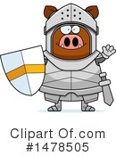 Boar Knight Clipart #1478505 by Cory Thoman