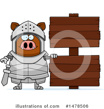 Royalty-Free (RF) Boar Knight Clipart Illustration by Cory Thoman - Stock Sample #1478506