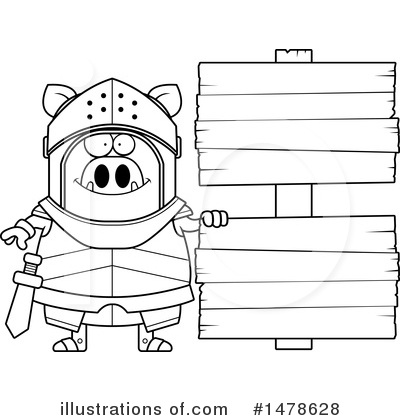 Royalty-Free (RF) Boar Knight Clipart Illustration by Cory Thoman - Stock Sample #1478628