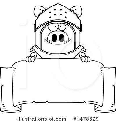 Royalty-Free (RF) Boar Knight Clipart Illustration by Cory Thoman - Stock Sample #1478629