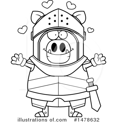 Royalty-Free (RF) Boar Knight Clipart Illustration by Cory Thoman - Stock Sample #1478632