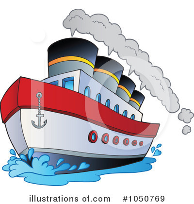 Royalty-Free (RF) Boat Clipart Illustration by visekart - Stock Sample #1050769