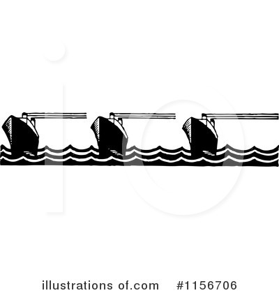 Royalty-Free (RF) Boat Clipart Illustration by BestVector - Stock Sample #1156706