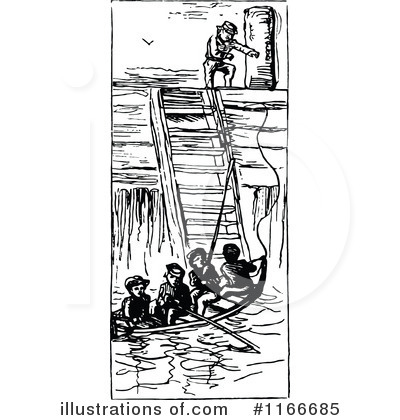 Royalty-Free (RF) Boat Clipart Illustration by Prawny Vintage - Stock Sample #1166685