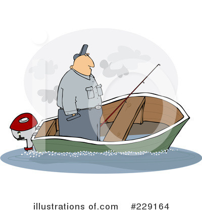 Royalty-Free (RF) Boat Clipart Illustration by djart - Stock Sample #229164