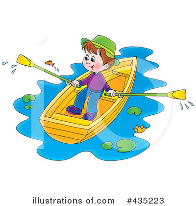 Royalty-Free (RF) Boat Clipart Illustration by Alex Bannykh - Stock Sample #435223