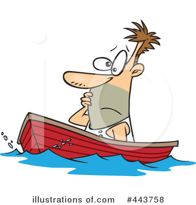 Royalty-Free (RF) Boat Clipart Illustration by toonaday - Stock Sample #443758