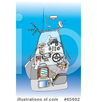 Boat Clipart #65602 by Dennis Holmes Designs