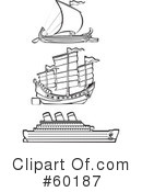 Boats Clipart #60187 by xunantunich