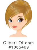 Bob Hairstyle Clipart #1065469 by Melisende Vector