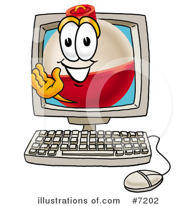 Royalty-Free (RF) Bobber Clipart Illustration by Mascot Junction - Stock Sample #7202