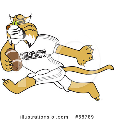 Royalty-Free (RF) Bobcat Character Clipart Illustration by Mascot Junction - Stock Sample #68789