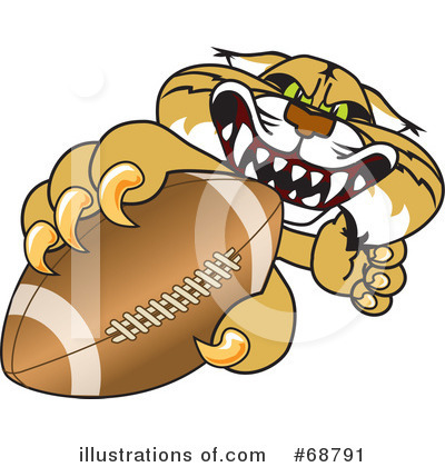 Royalty-Free (RF) Bobcat Character Clipart Illustration by Mascot Junction - Stock Sample #68791