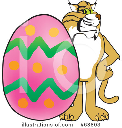 Royalty-Free (RF) Bobcat Character Clipart Illustration by Mascot Junction - Stock Sample #68803