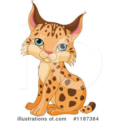Royalty-Free (RF) Bobcat Clipart Illustration by Pushkin - Stock Sample #1187384