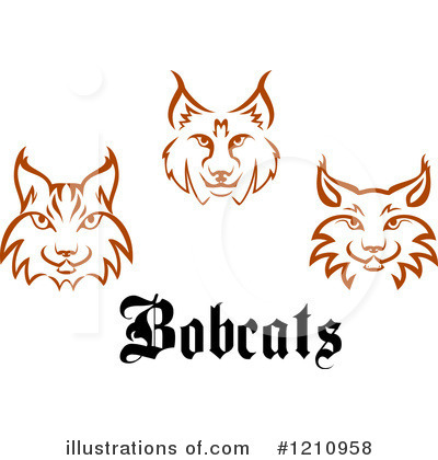 Royalty-Free (RF) Bobcat Clipart Illustration by Vector Tradition SM - Stock Sample #1210958