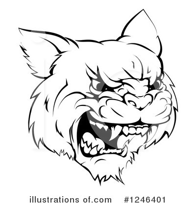 Royalty-Free (RF) Bobcat Clipart Illustration by AtStockIllustration - Stock Sample #1246401